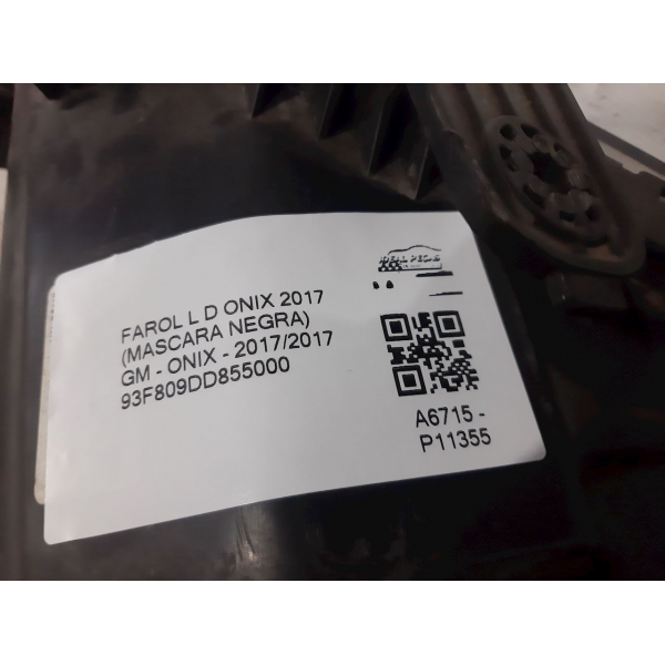FAROL L D ONIX 2017 (MASCARA NEGRA) DO   /