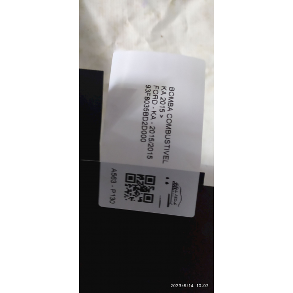 BOMBA COMBUSTIVEL KA 2015 > DO FORD KA 2015/2015